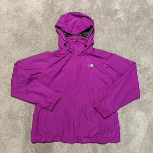 The Northface Jacket Womens XL Hyvent Lightweight Pink Magenta Breathable